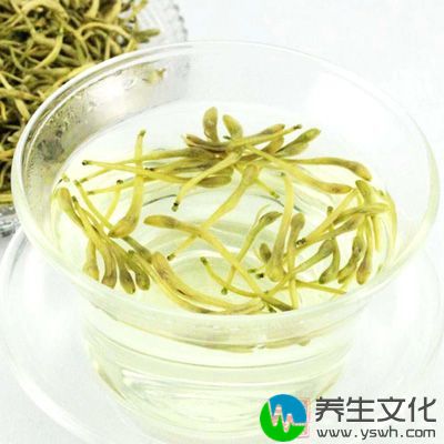 而金银花茶则可以清热解毒