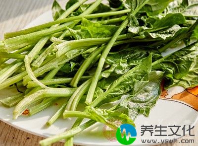 菠菜是补血蔬菜中的重要食物