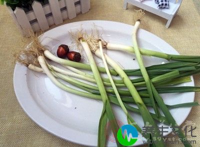 青蒜有强烈的杀菌力，能消灭体内的病菌