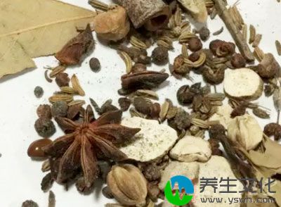 姜10克，花椒5克，八角5克，豌豆淀粉10克，盐5克，植物油50克