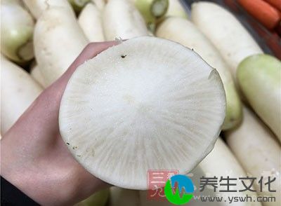 食用清肺的食物;白萝卜、鸭血