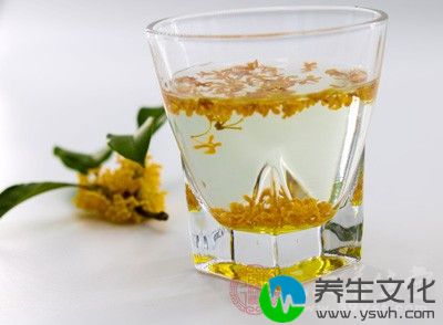 桂花性温、味辛，入肺、大肠经，煎汤、泡茶或浸酒内服，有温中散寒、暖胃止痛、化痰散淤的作用