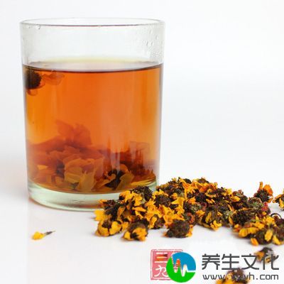 菊杞茶含富厚的维生素A，可提防和治疗各类眼病，还可防治高血压、冠心病，最相宜于晚年人饮用