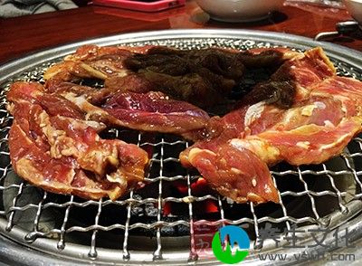 经常食用烤肉