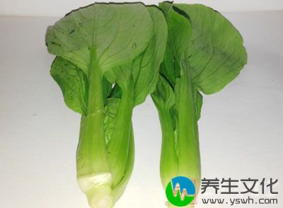 青菜中还有叶酸，有助于骨髓中幼细胞成熟