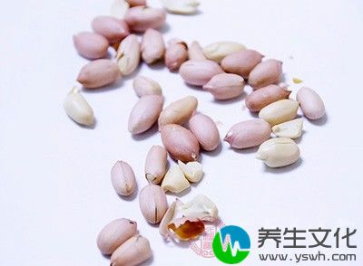 花生中含有大量的蛋白质、不饱和脂肪酸