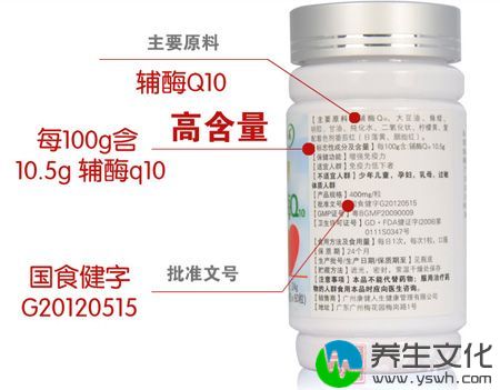 善元堂牌辅酶Q10软胶囊主要原料