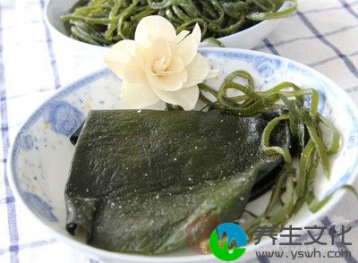 海带含有丰富的亚油酸、卵磷脂等营养成分