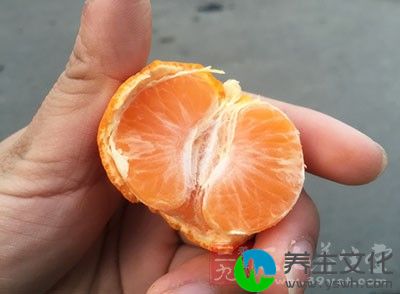 橘子肉表面的络有什么功效