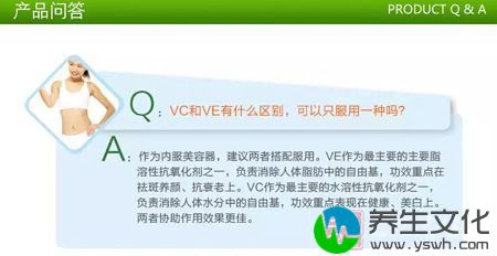 VC和VE有什么区别，可以只服用一种吗