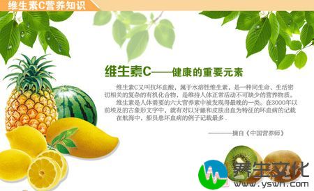 维生素C——健康的重要元素