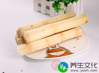 将甘蔗和生姜汁混合饮用，可以治妊娠呕吐