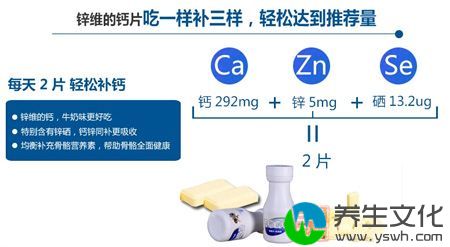 锌维的钙吃一样补三洋，轻松达到推荐量