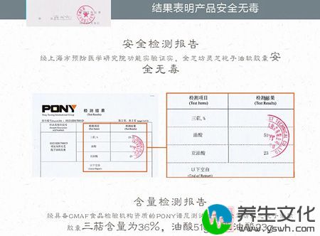 结果表明产品安全无毒