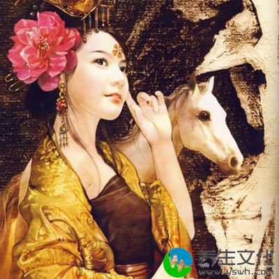 太平公主使用一种特殊的面膜：每年农历三月初三采桃花，阴干后磨成粉