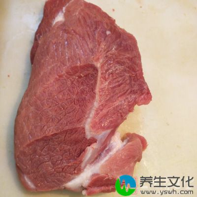 瘦肉120克，精盐适量