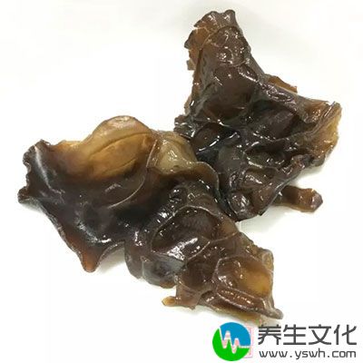 黑木耳瘦肉汤方：黑木耳100克，瘦猪肉100克，红枣5枚，生姜2片