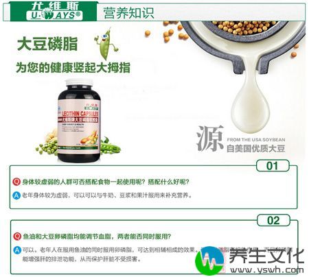 大豆卵磷脂为您的健康竖起大拇指