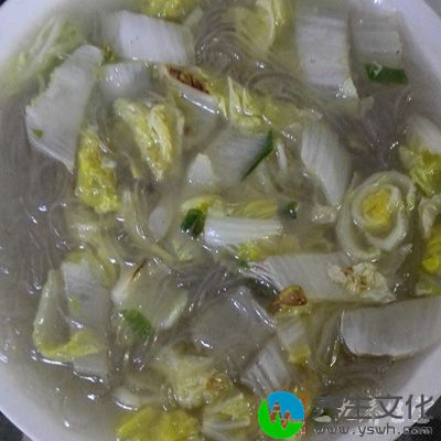 干白菜根汤治感冒