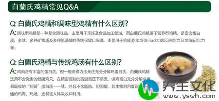 白蘭氏鸡精常见Q&A