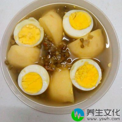 方八 绿豆鸡蛋糖水