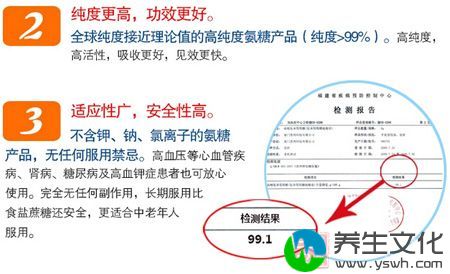 不含钾、钠、氯离子的氨糖产品，无任何服用禁忌