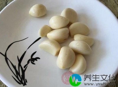 将大蒜捣碎之后敷在牙痛的地方可以治疗牙痛