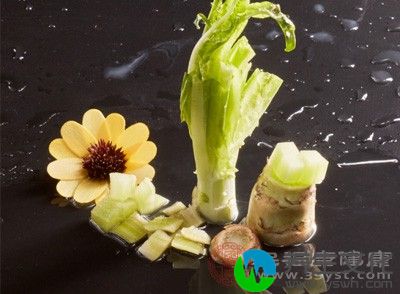 莴苣中的钾能促进血液循环，让皮肤获得更多养分