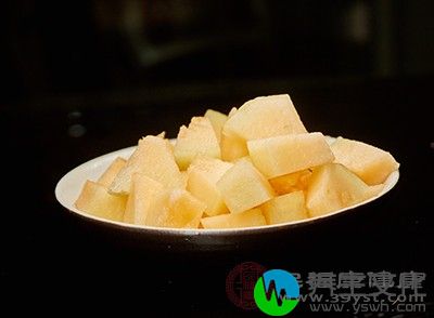 香蕉不能和哈密瓜一起食用